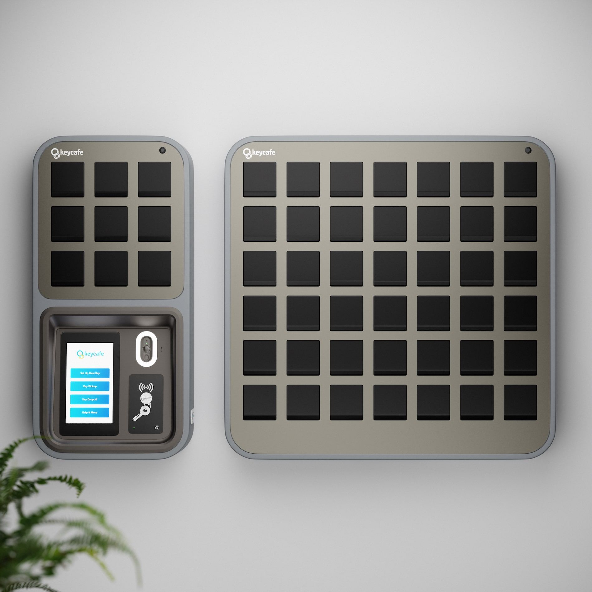 Ein Gerät Elektronsicher Schlüsseltresor.