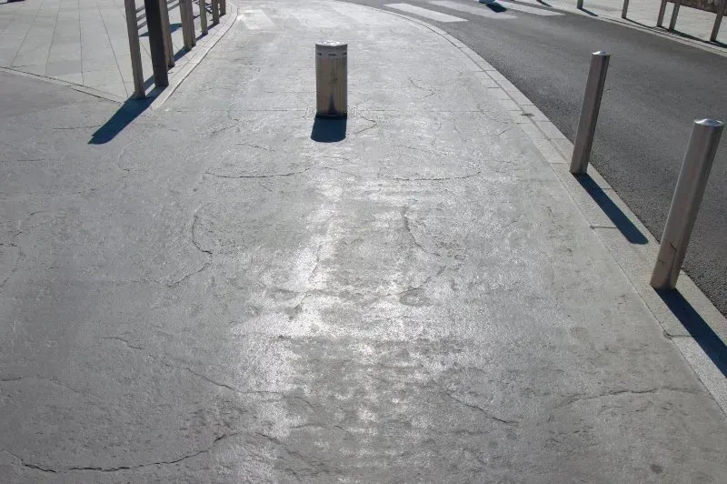 Béton matricé et trottoirs