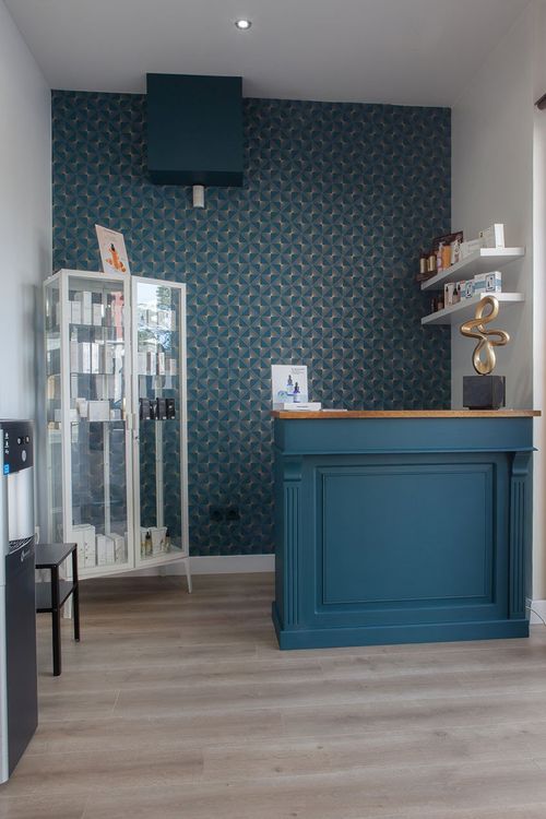Comptoir de l'institut de beauté Esteti'k