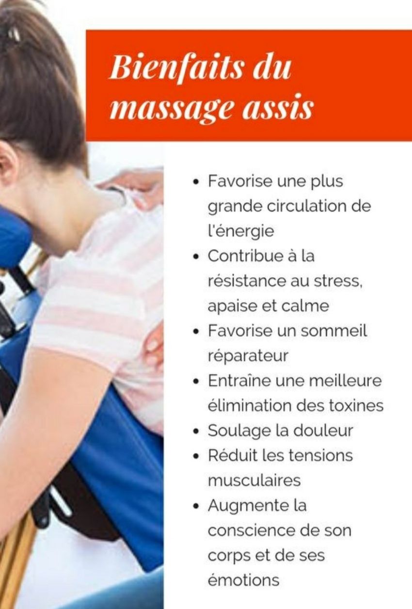 Texte sur les bienfaits du massage assis