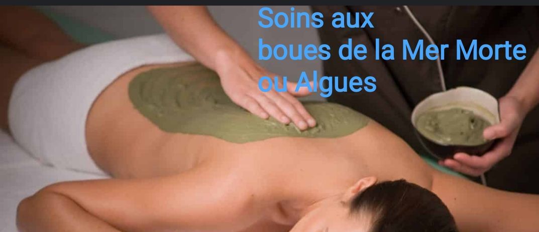 Massage du dos aux boues de la Mer Morte ou aux algues