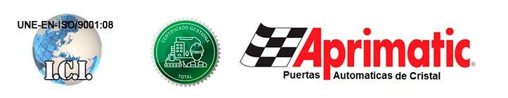 Los logotipos de aprimatic y tcmz están sobre un fondo blanco.