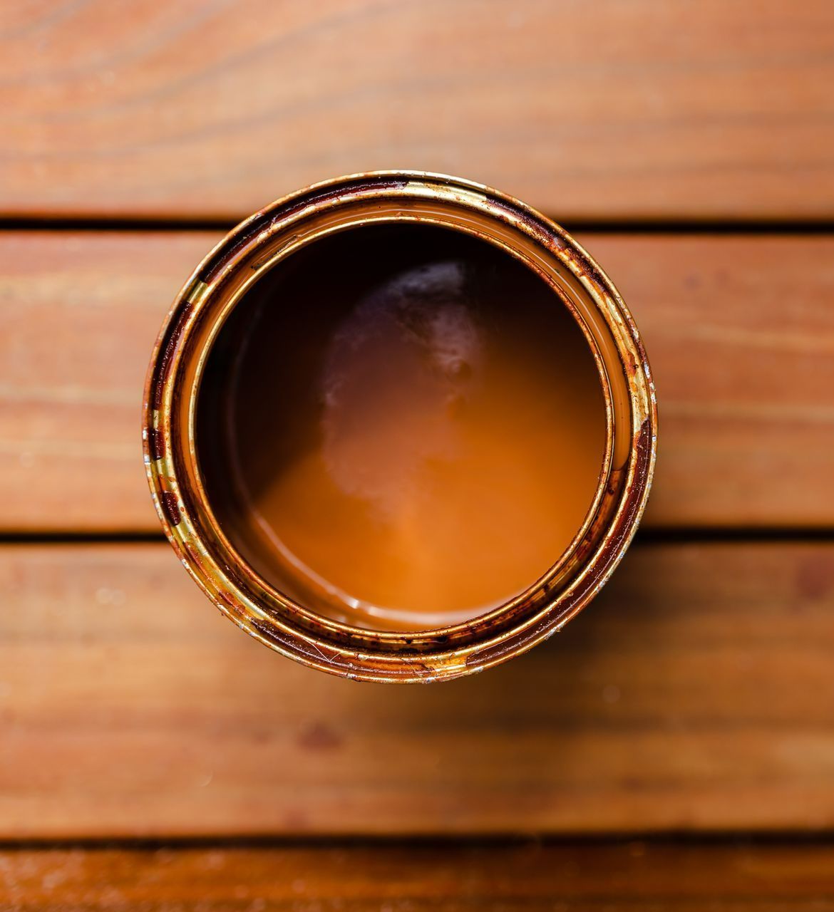 De la peinture marron
