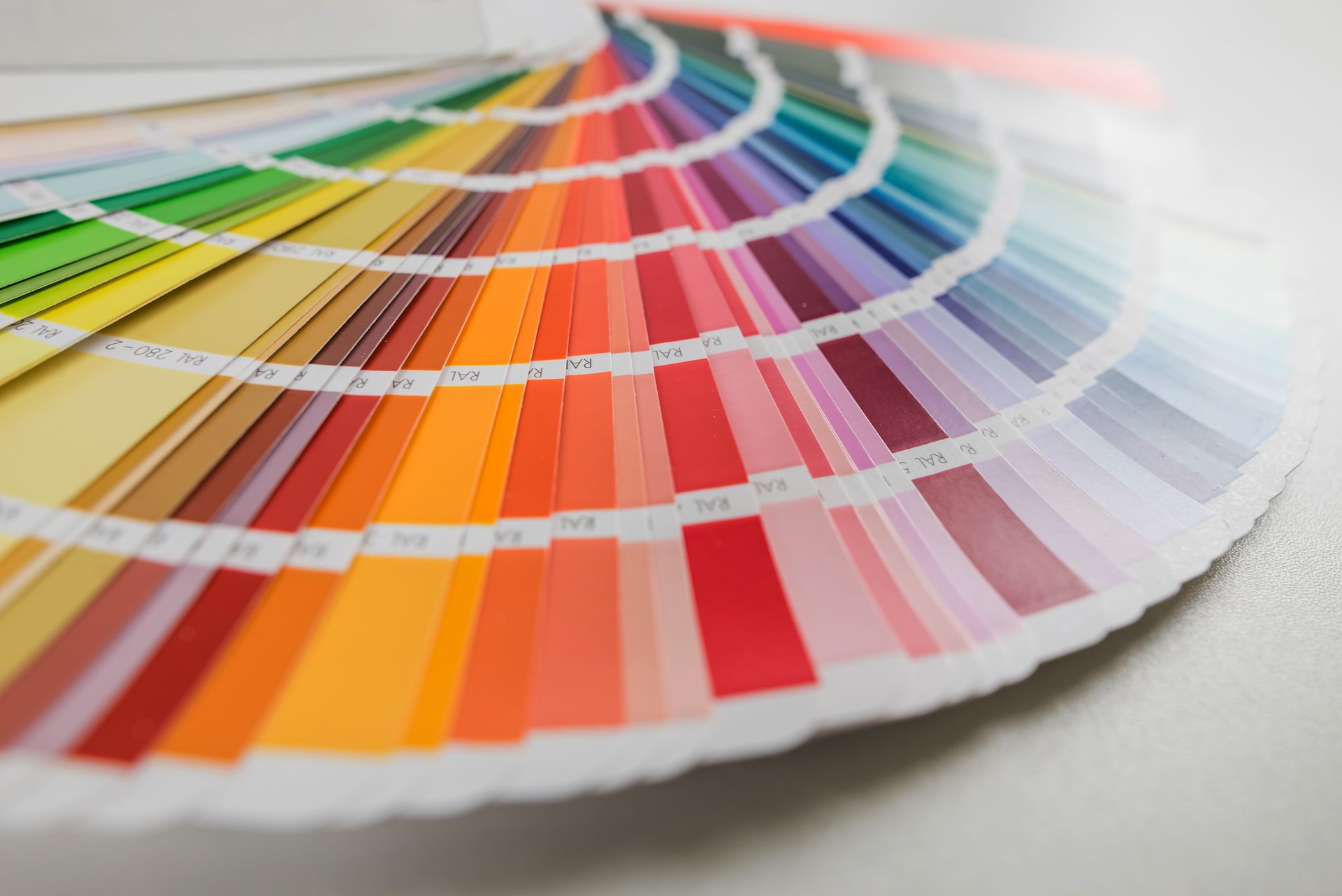 Un nuancier pour des travaux de peinture