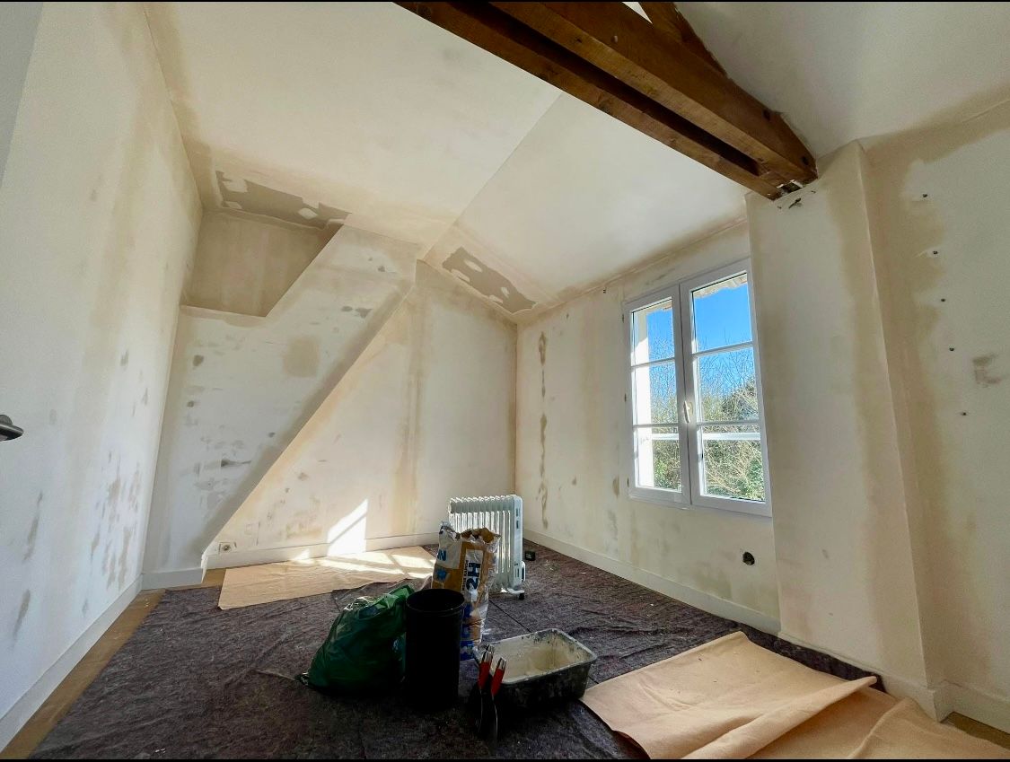 Rénovation d'une pièce à vivre avant