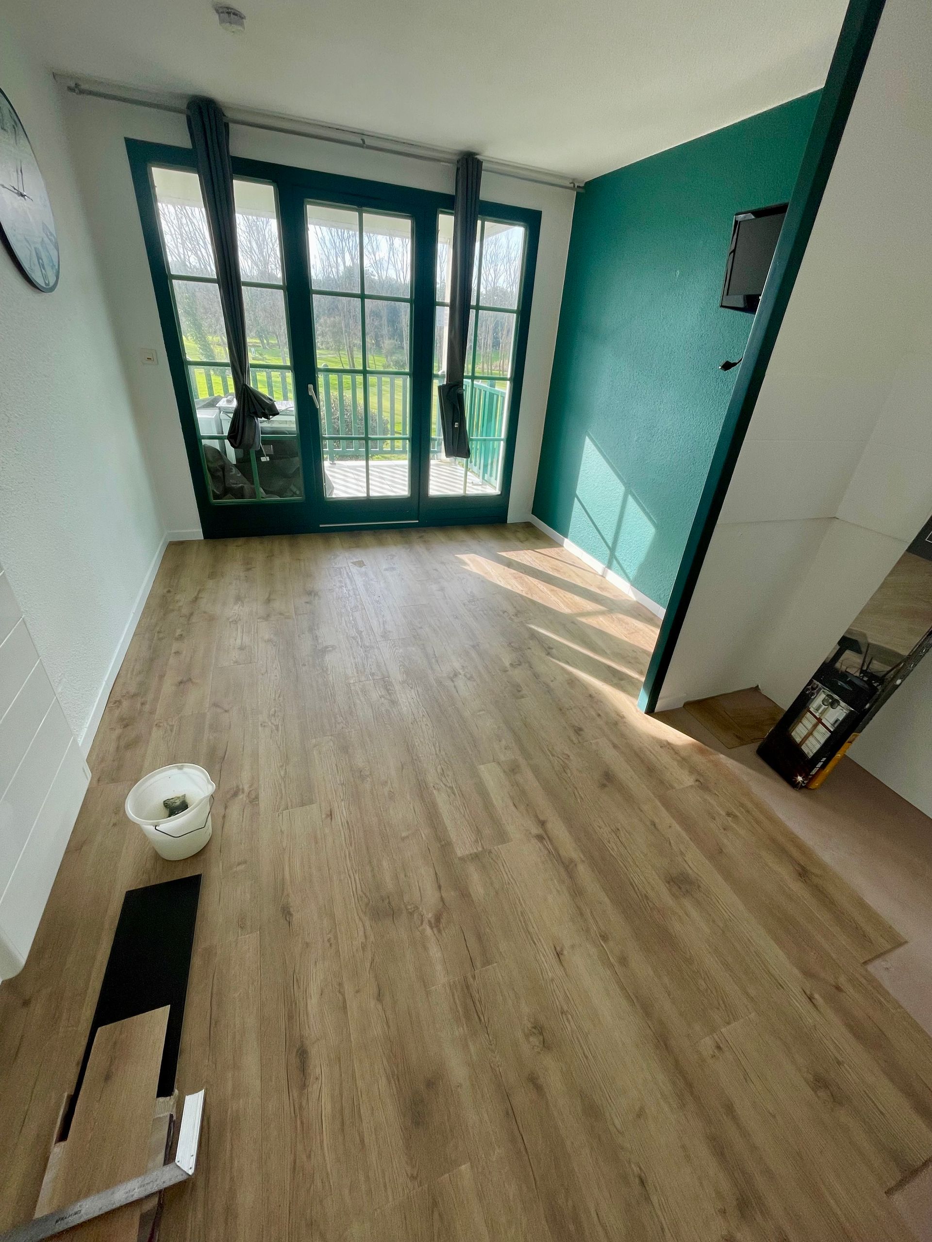 Une pièce en rénovation