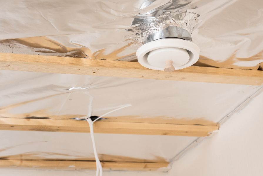 Ilmanvaihtokanava rakenteilla