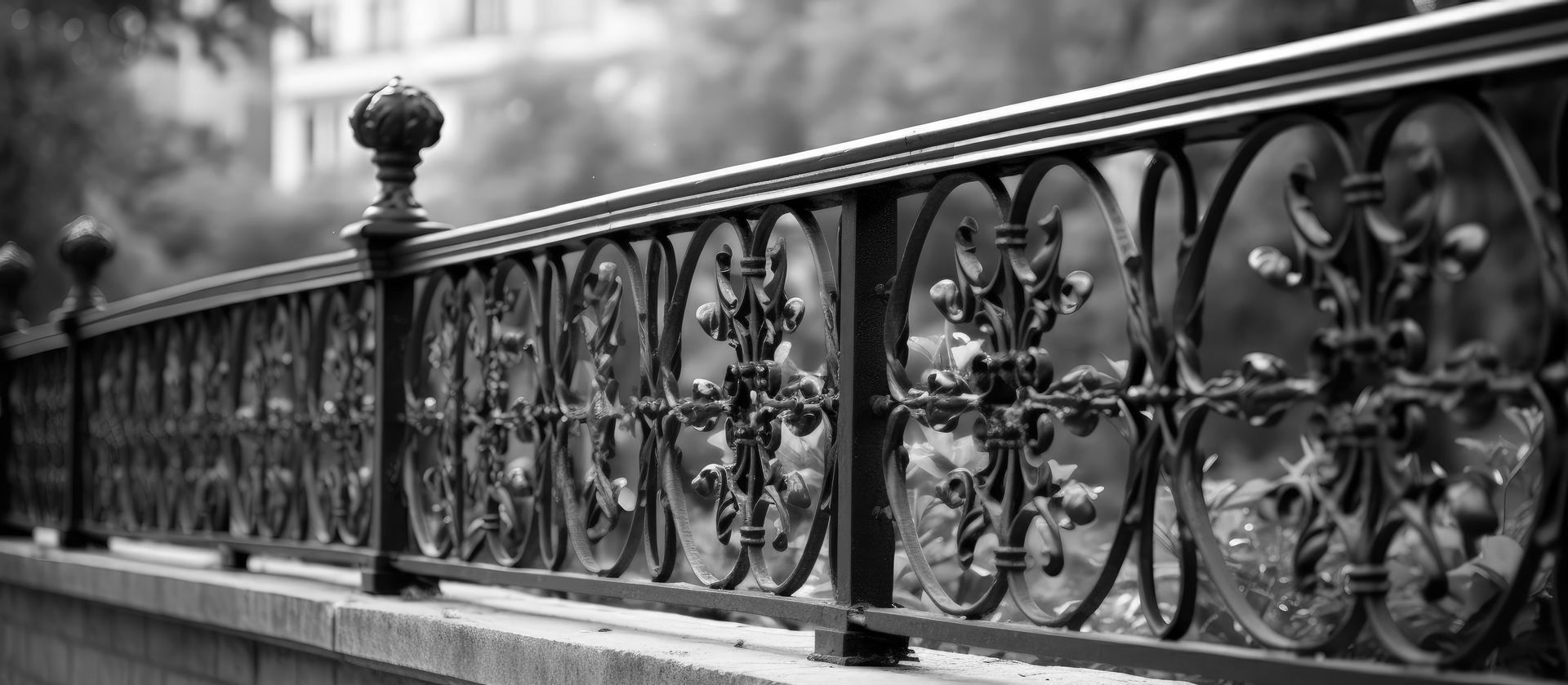 Clôture en fer forgé