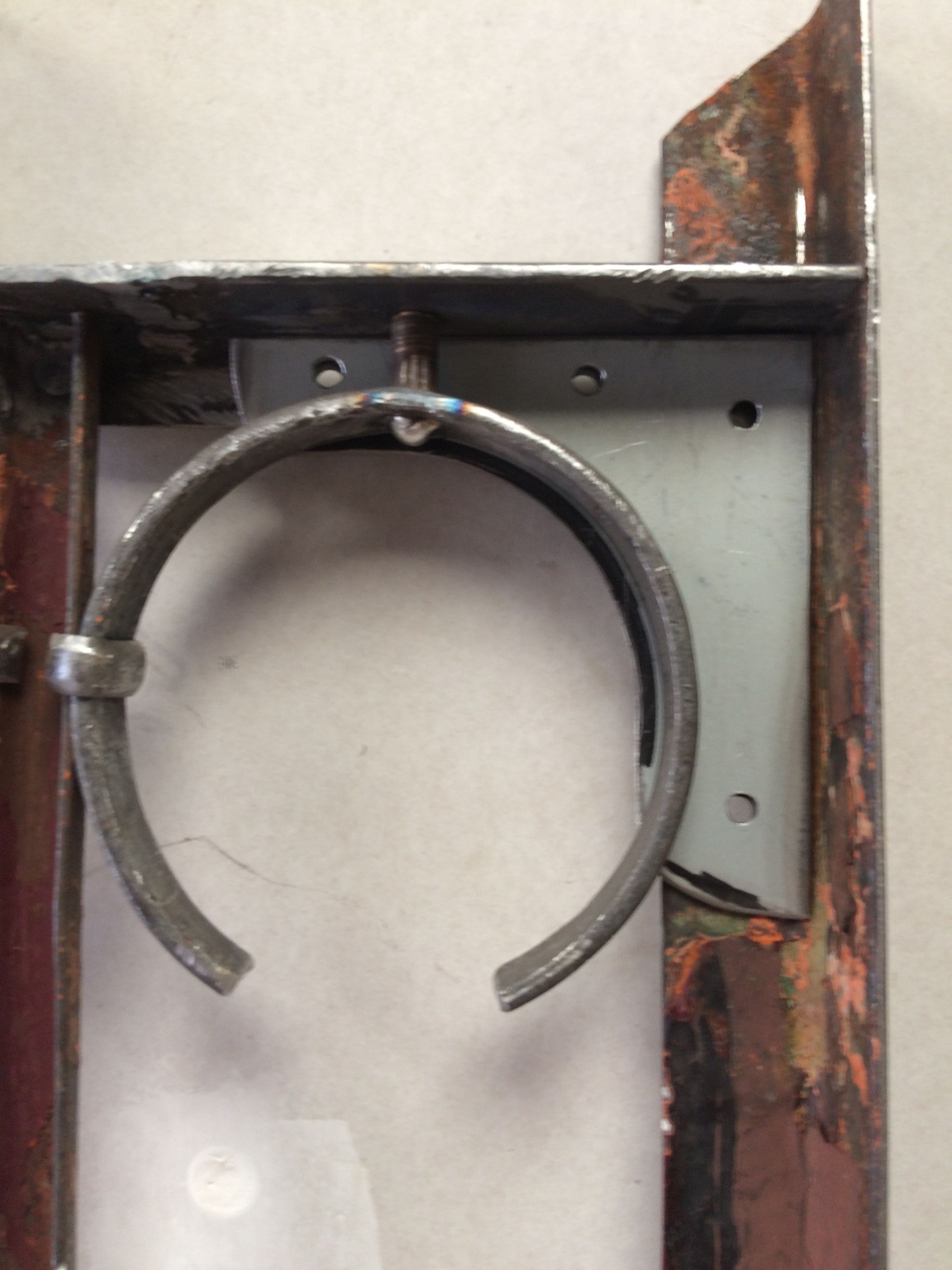 Détail d'un portail à rénover