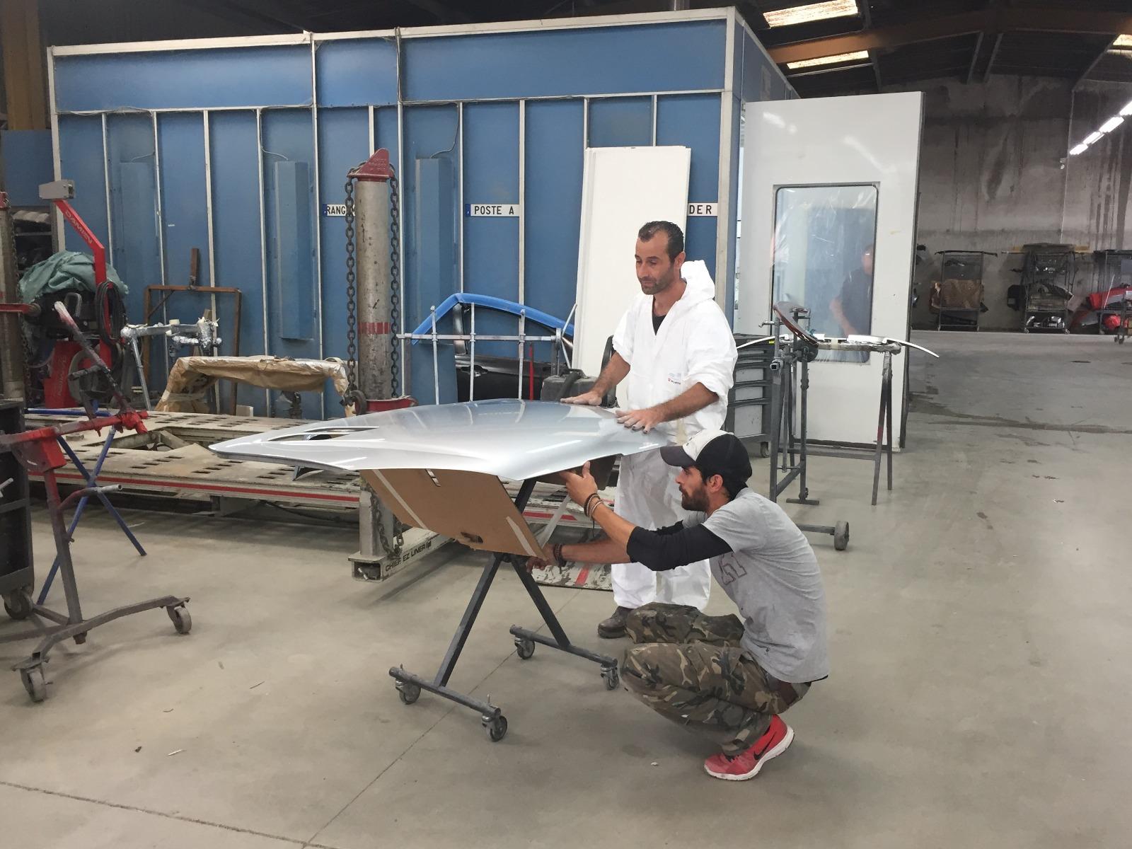 Travaux de carrosserie et peinture automobile