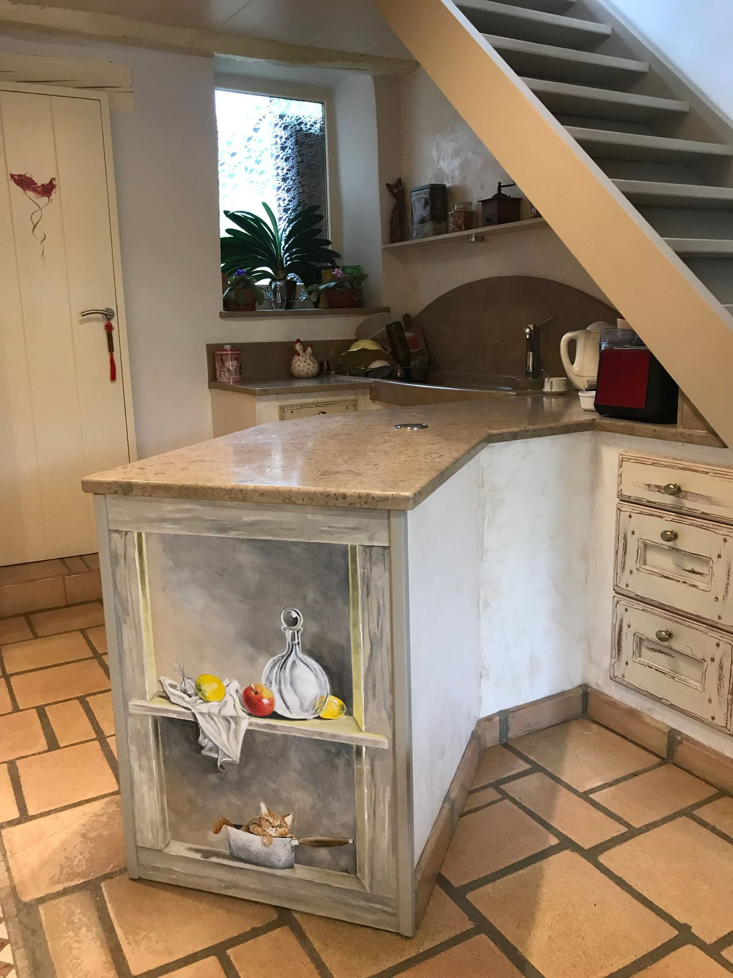 Trompe-l'œil sur cuisine