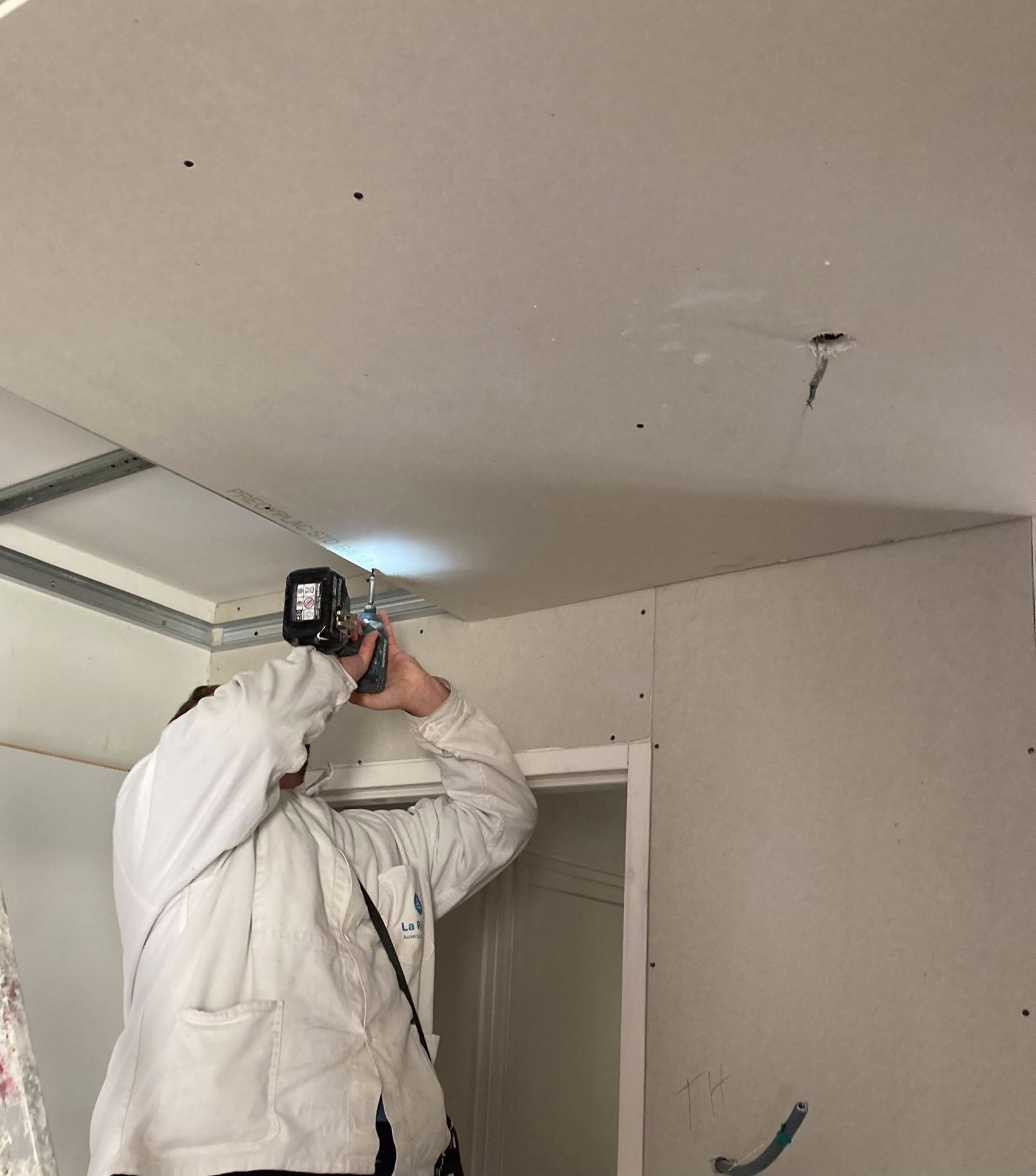 Pose d’isolation plafond