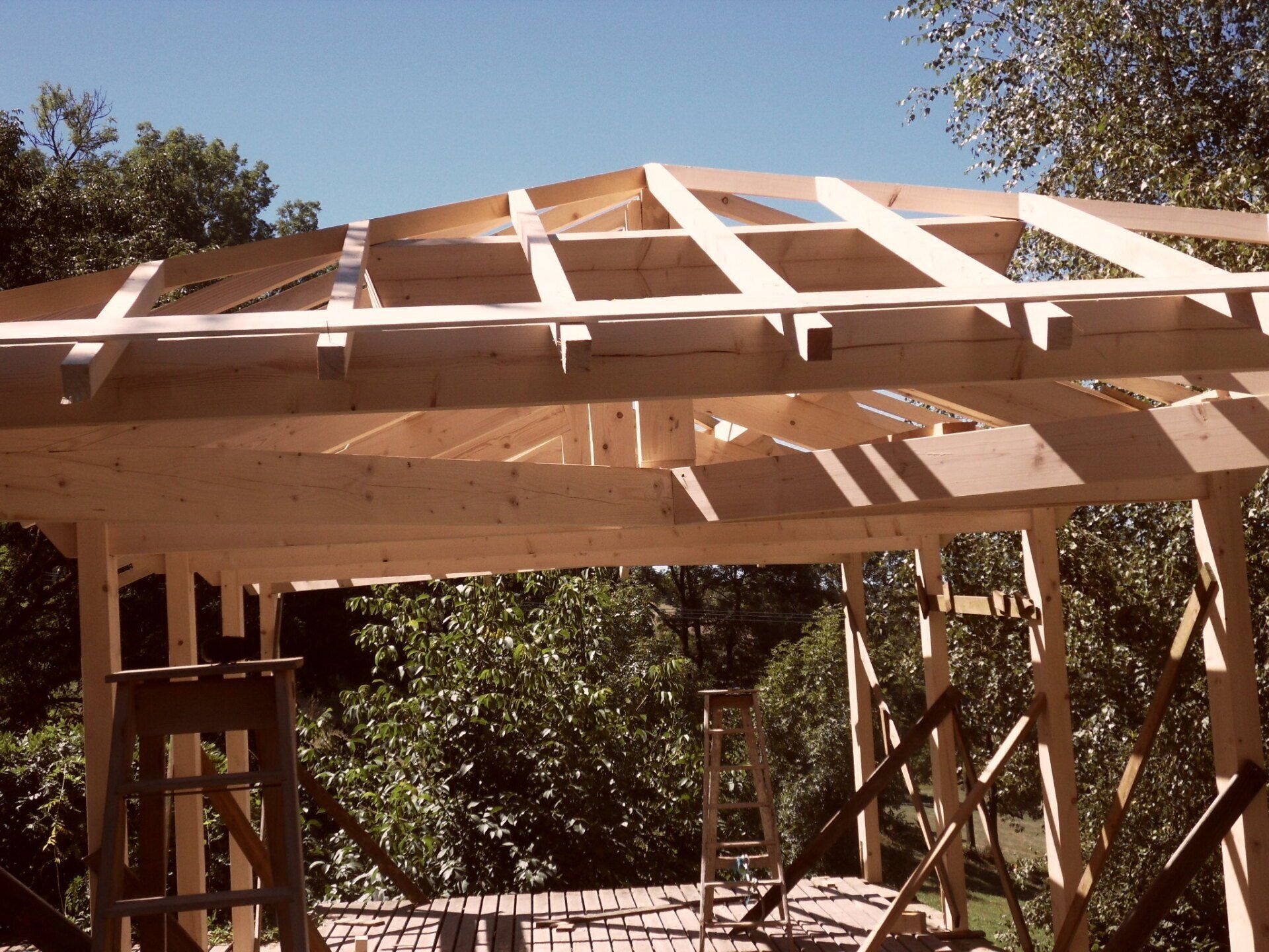 Charpente terrasse