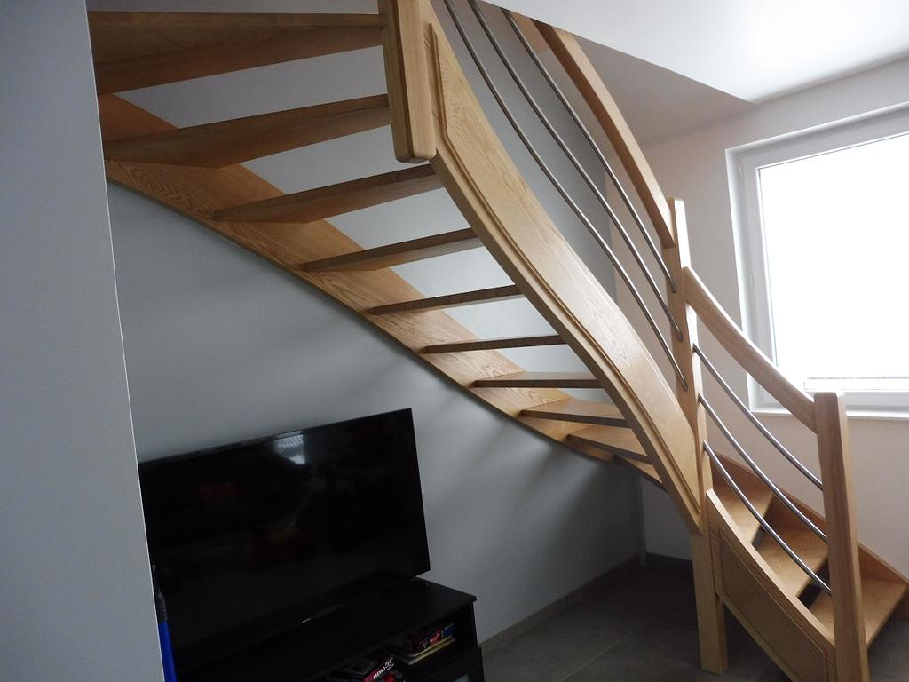 Escalier quart tournant