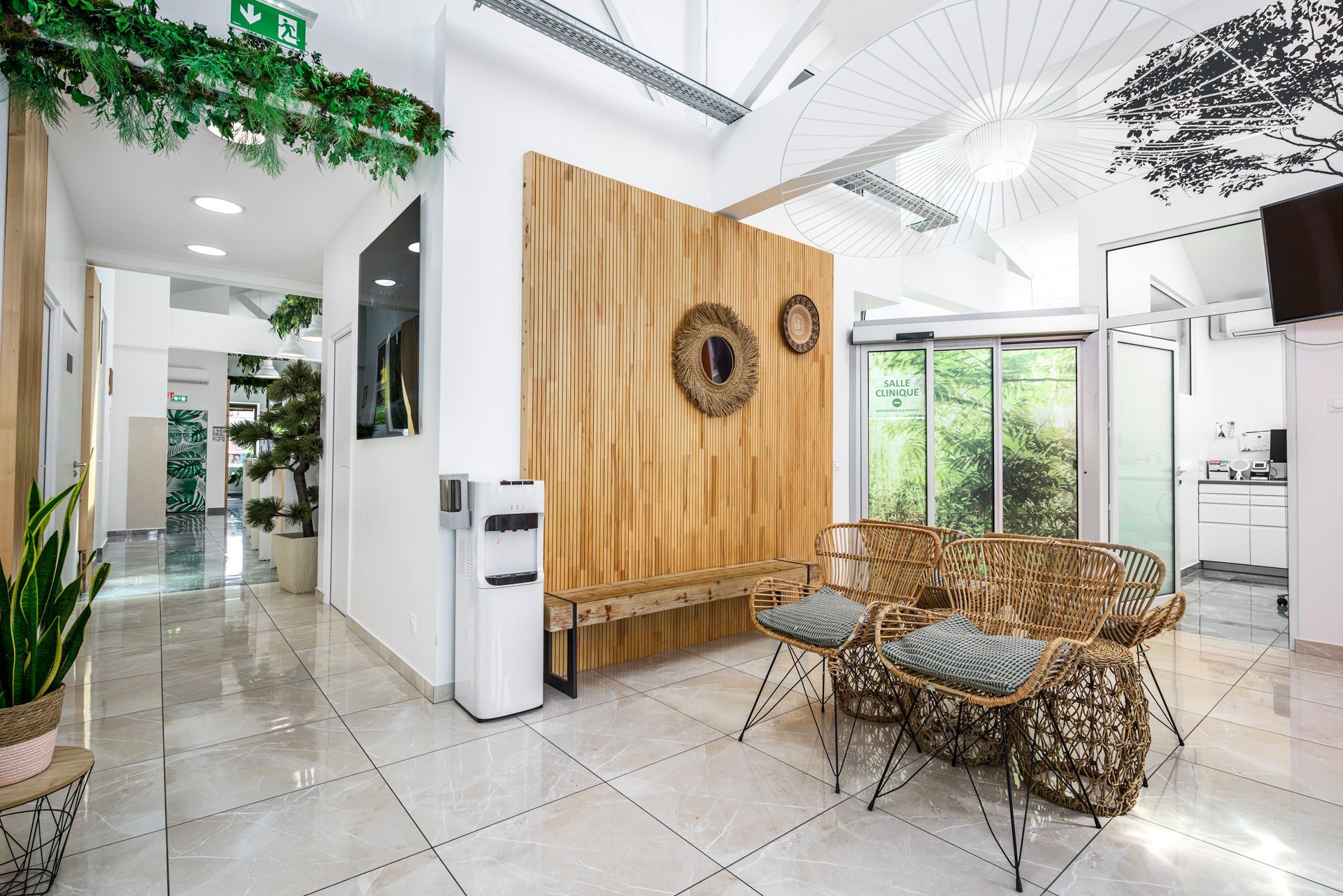 Espace d'attente du cabinet du Dr Nadia AHAFFAI