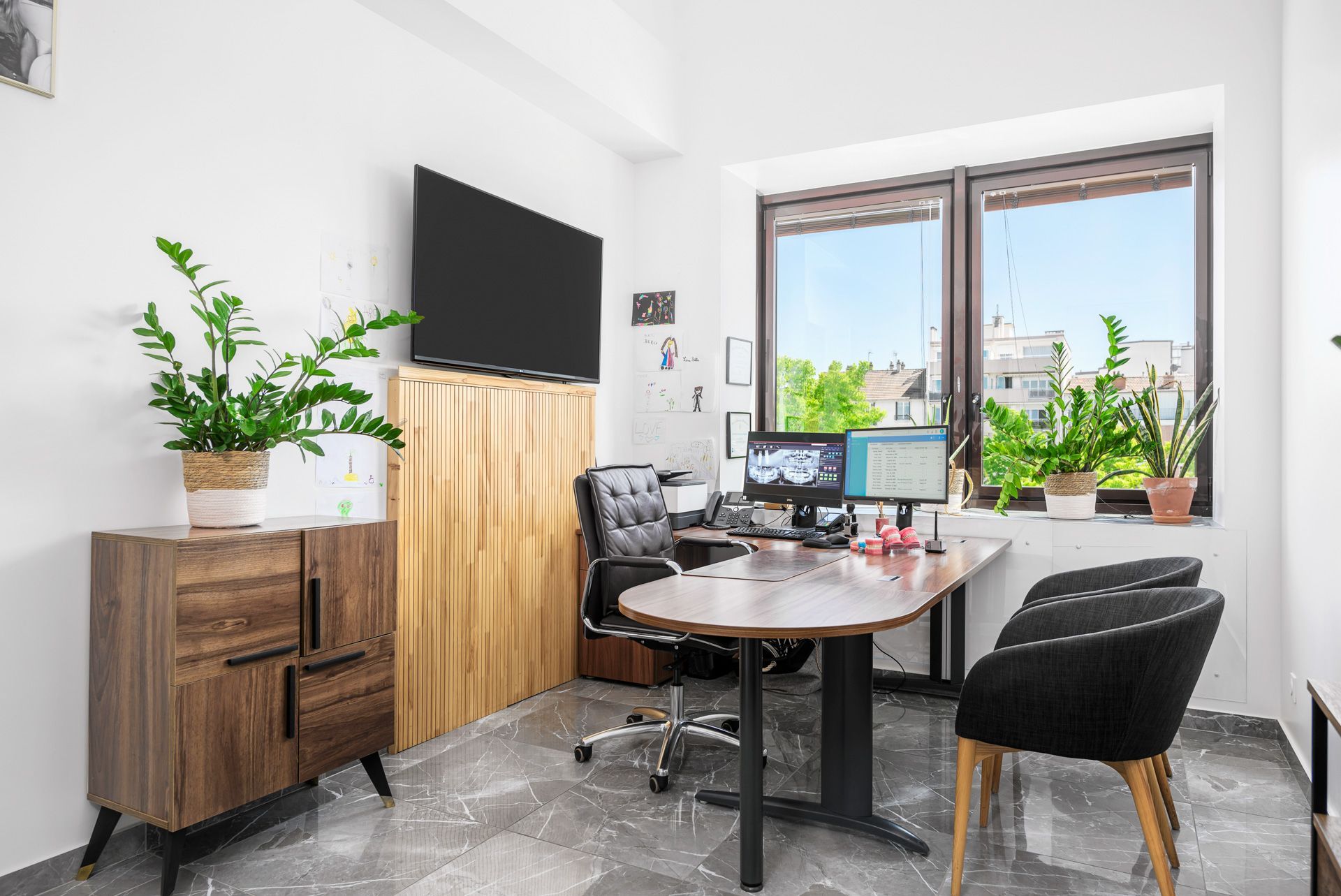 Intérieur d'une salle de réunion