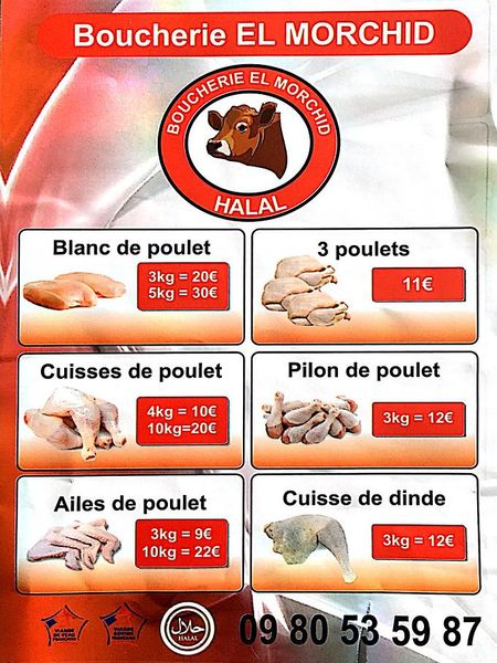 Volailles halal à Toulouse Empalot