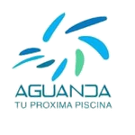 El logo de una empresa llamada aguanda tu próxima piscina