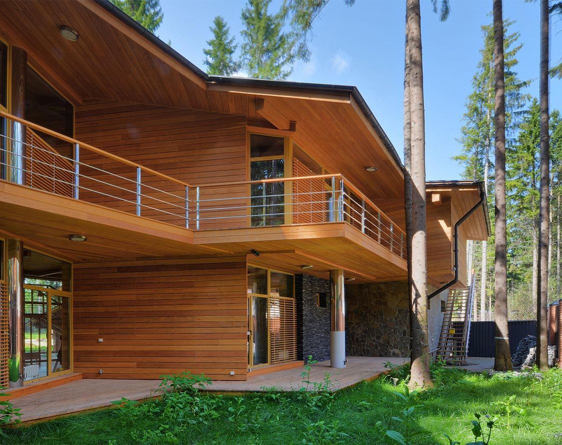 Maison entièrement construite en bois