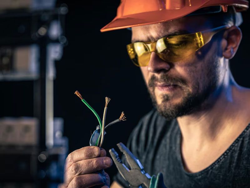 Un grupo de personas camina por un pasillo en una tienda.