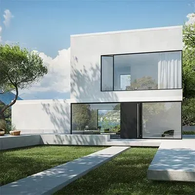 Haus mit Schüco Tür ADS SimplySmart