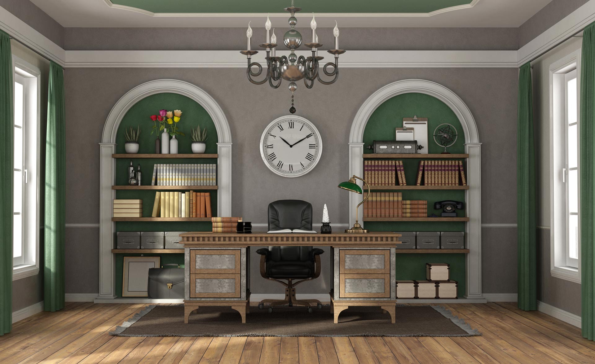 Peinture sur meuble en bois