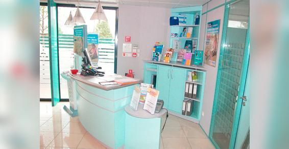 Comptoir de commerce style pastel