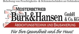 Ein Logo für eine Firma namens Meisterbetrieb Burk & Hansen