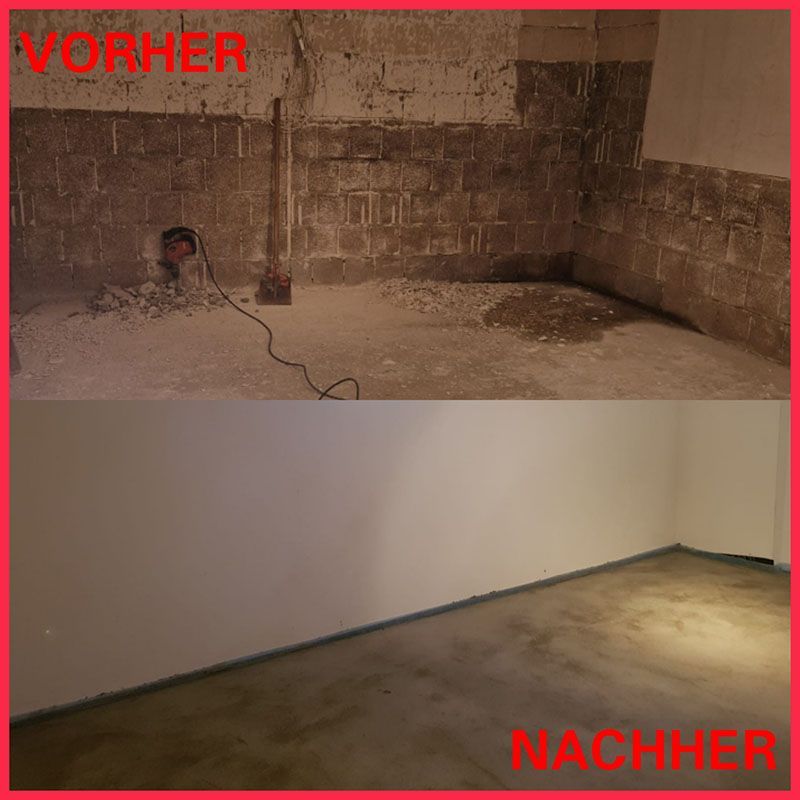 Vorher Nachher Schimmelpilz