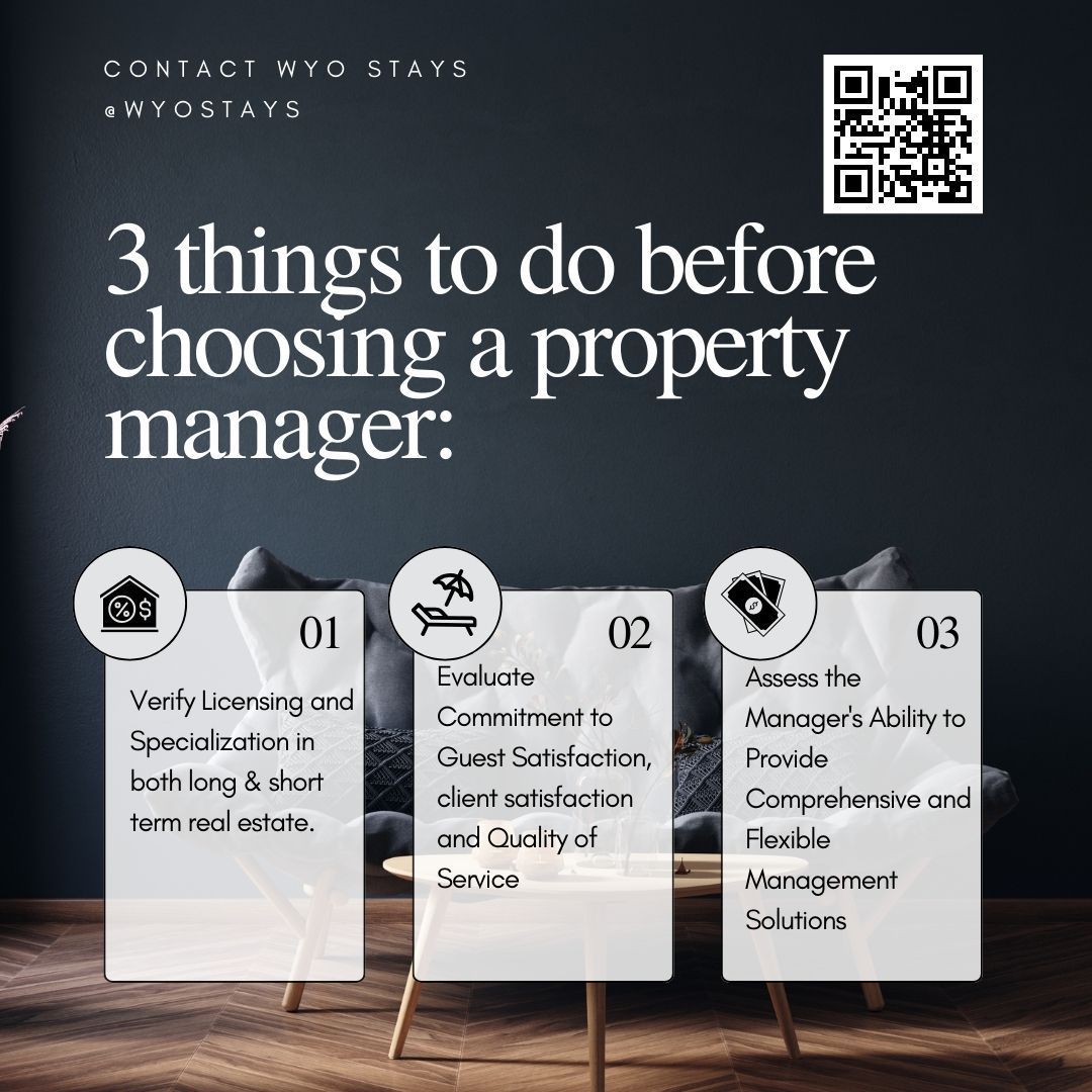 3 Things to do before choosing a property manager in Sheridan Wyoming