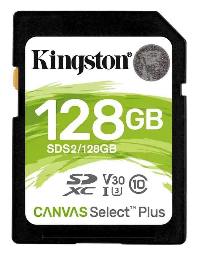 Tarjeta SD Kingston Canvas Select Plus de 128 GB