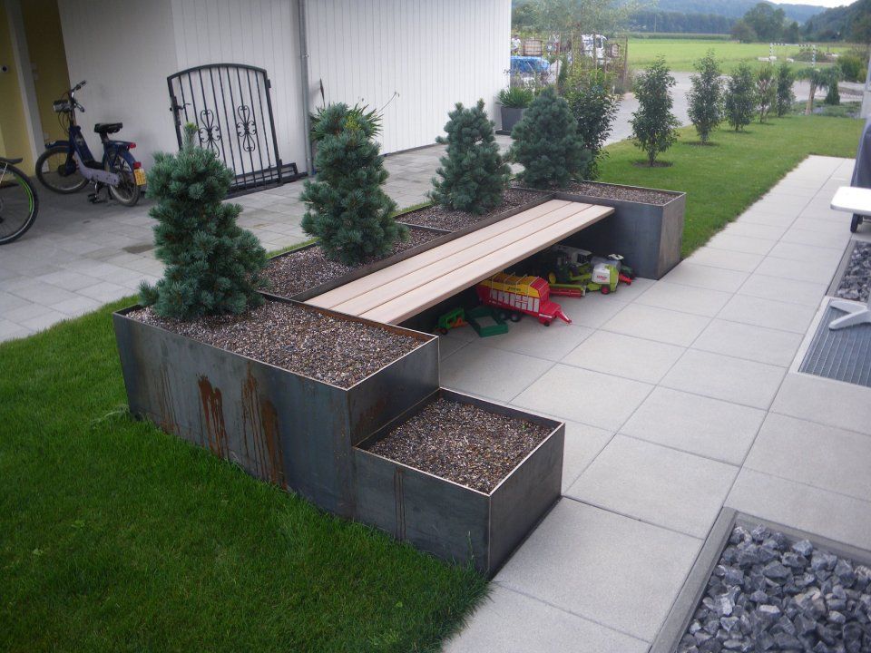 company_name] Stahlpflanzenkästen