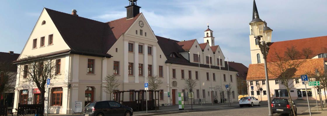Pension „Zum Postamt“ in Rothenburg/Oberlausitz von außen