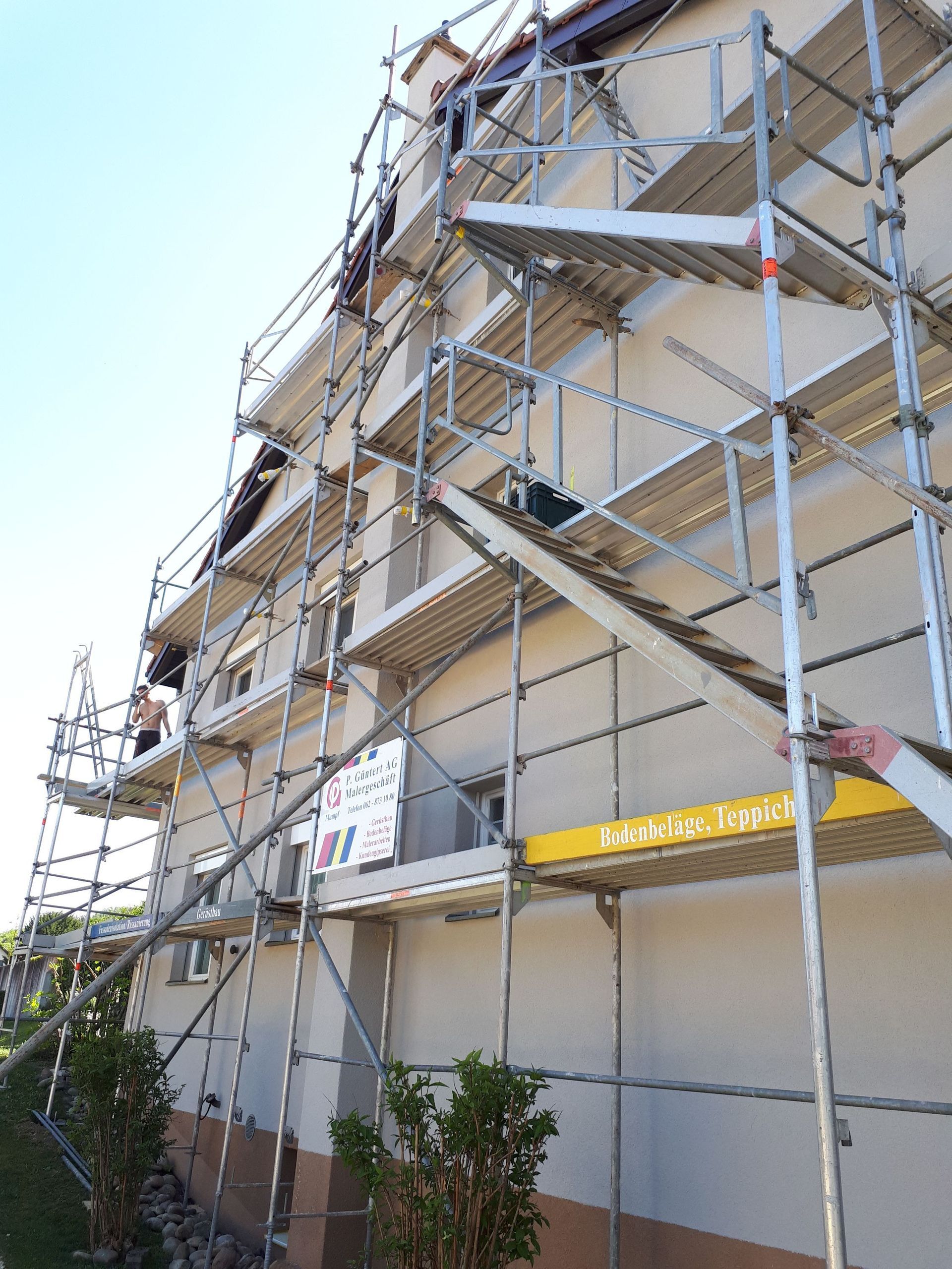 Paul Güntert AG - Malergeschäft - Mumpf, Aargau - Impressionen
