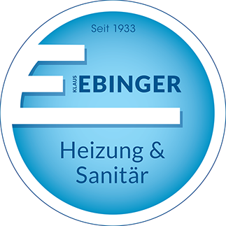 Klaus Ebinger Heizung und Sanitär Logo Blau 01