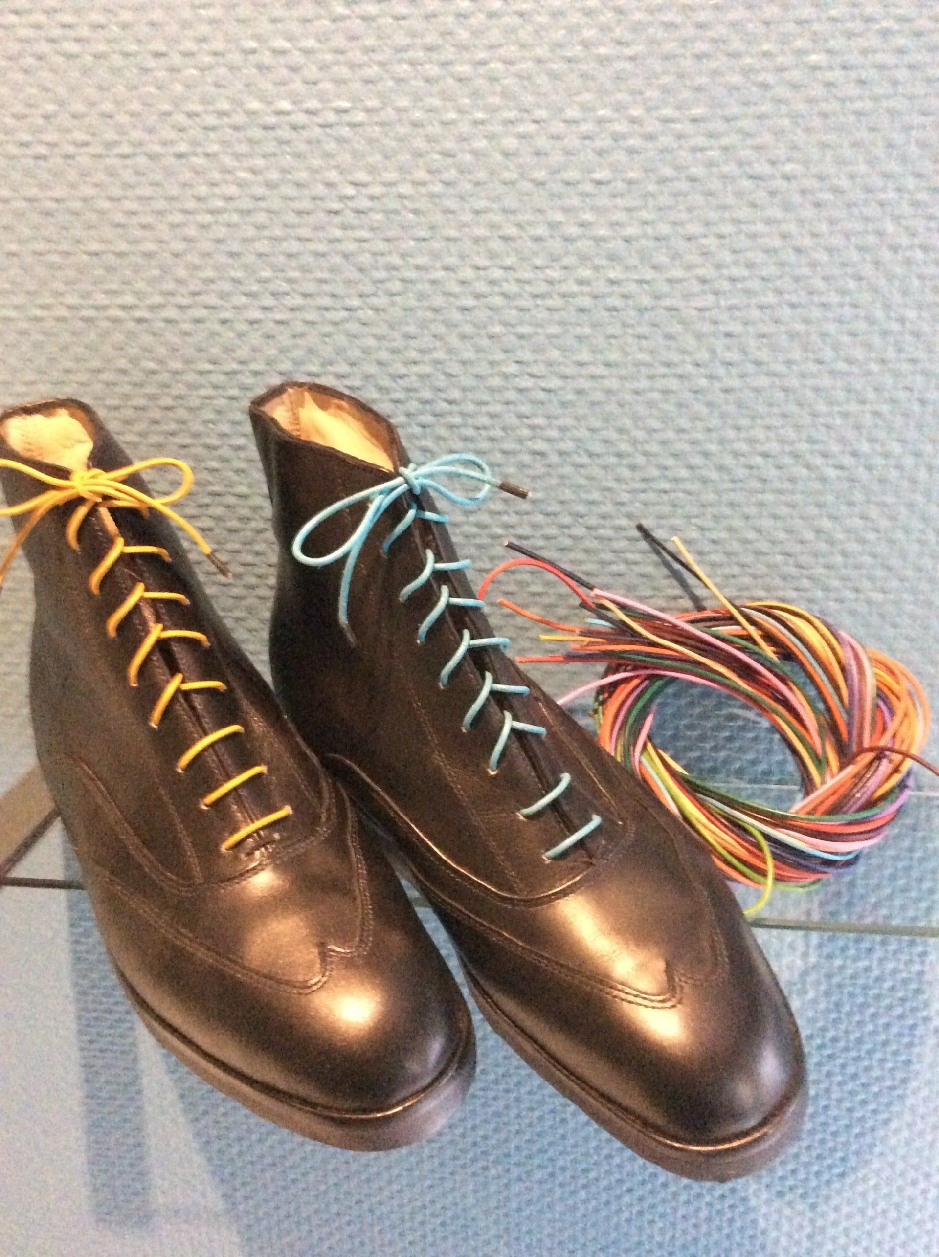 Bottines noires hommes