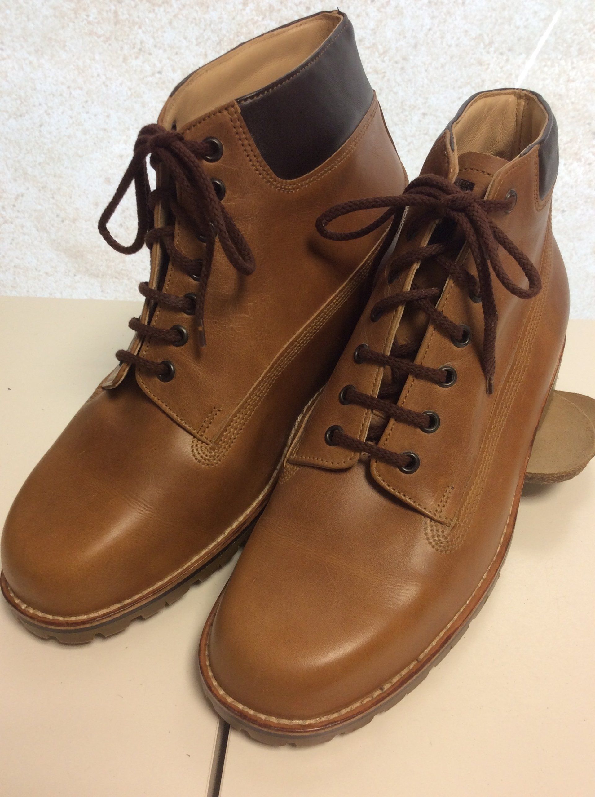 Bottines camel - hommes