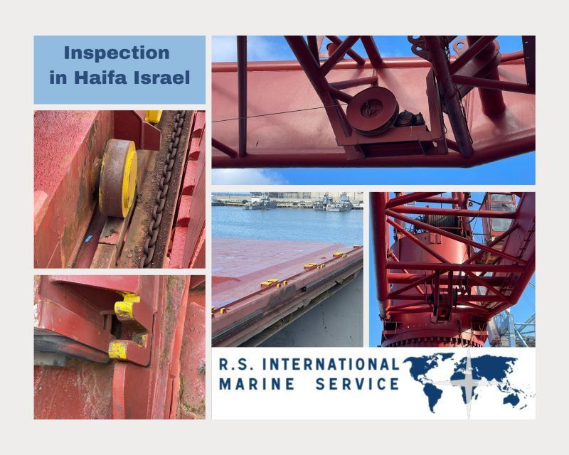 Eine Anzeige für RS International Marine Service