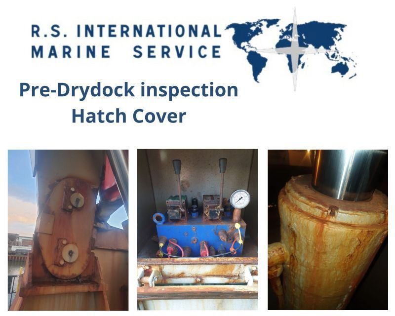 RS International Marine Service - Lukendeckel für Inspektion vor dem Trockendock