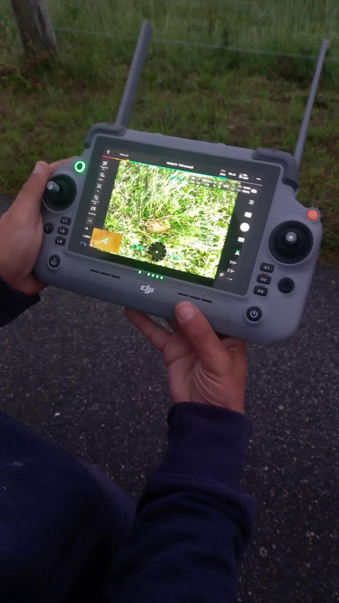 Une console de drone