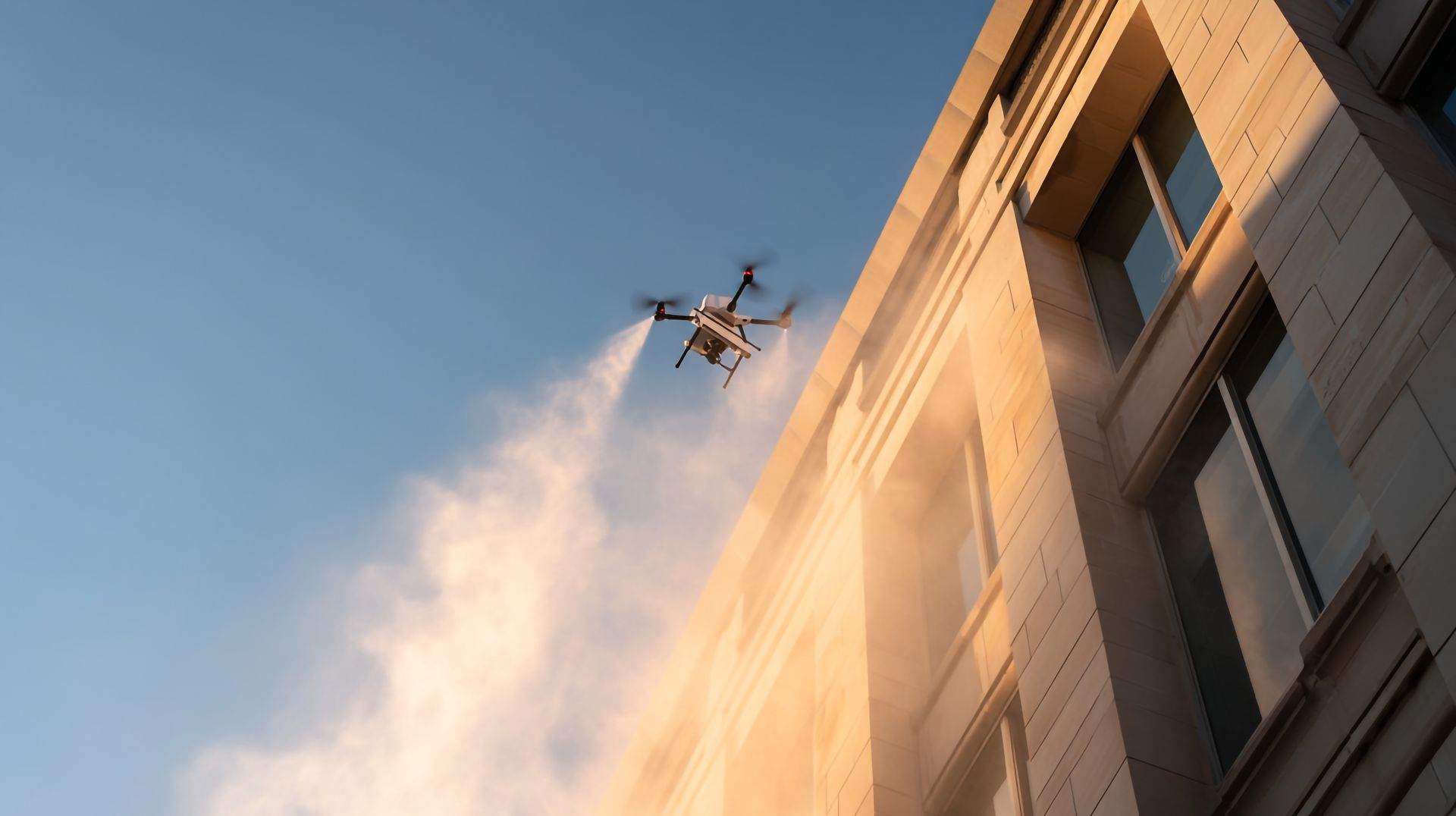 Un drone qui nettoie 
