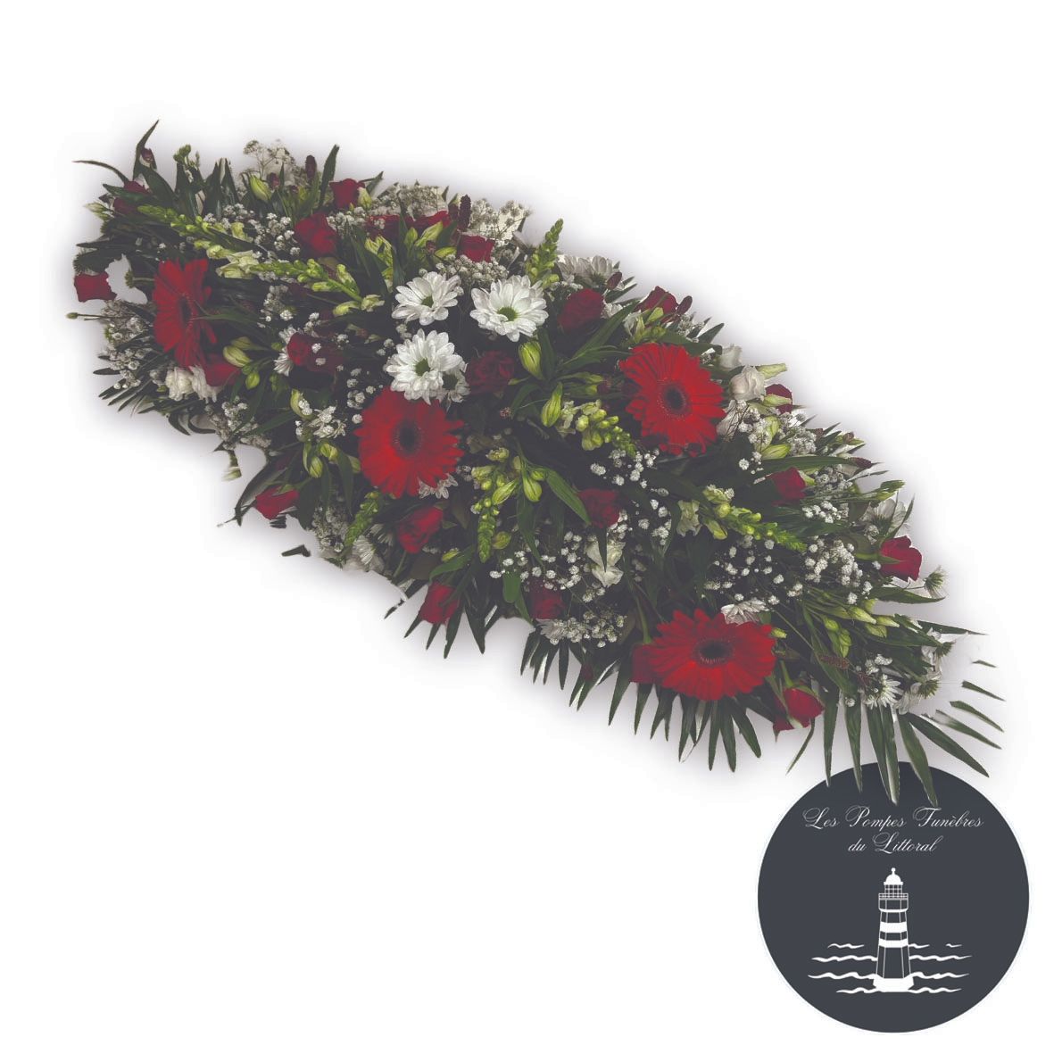 Raquette rouge et blanche