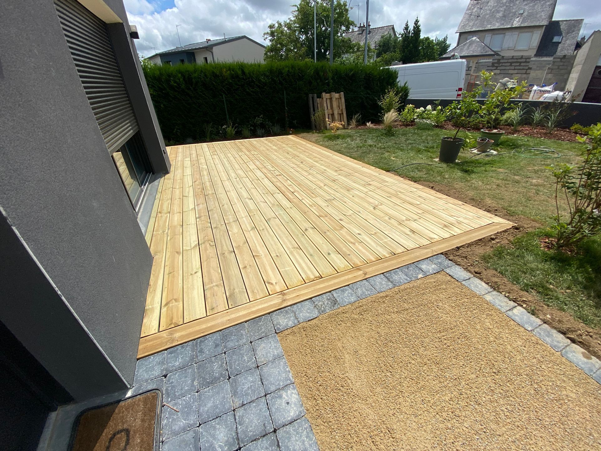 pose de terrasse en bois