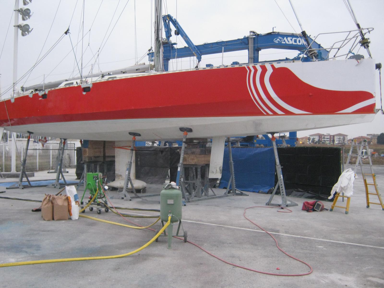 Intervention sur bateaux alu