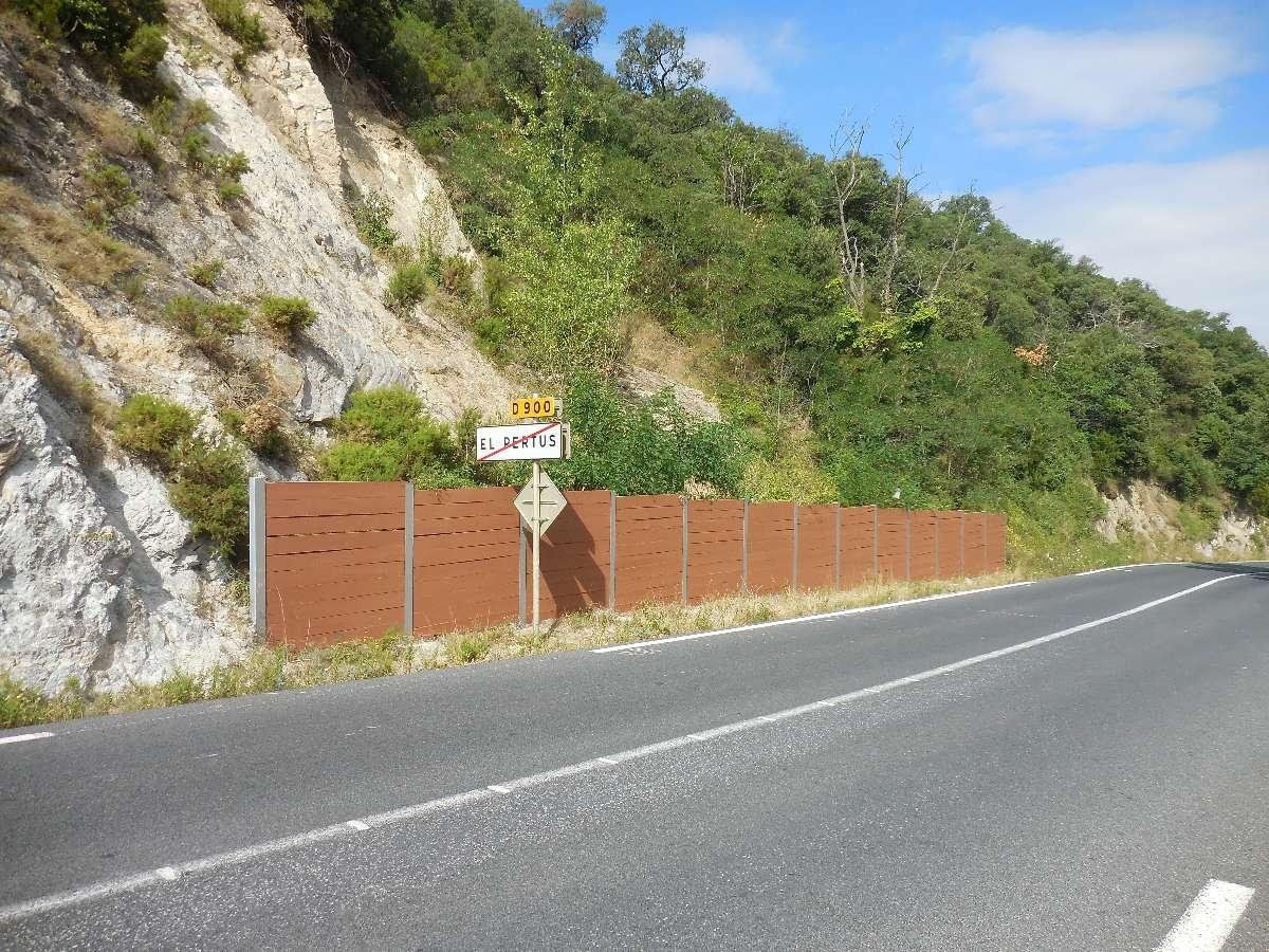 Mur de soutenement après