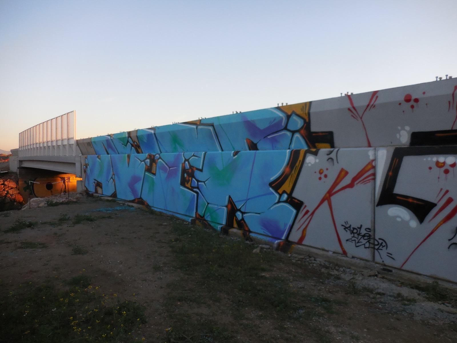 Pont autoroutier avant