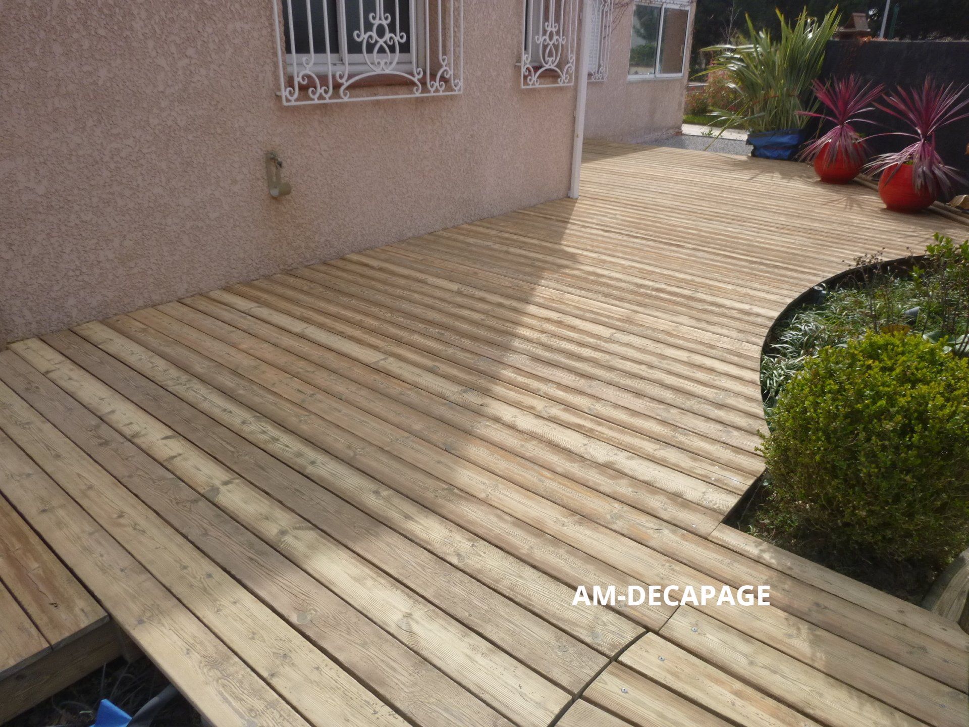 Terrasse extérieure après