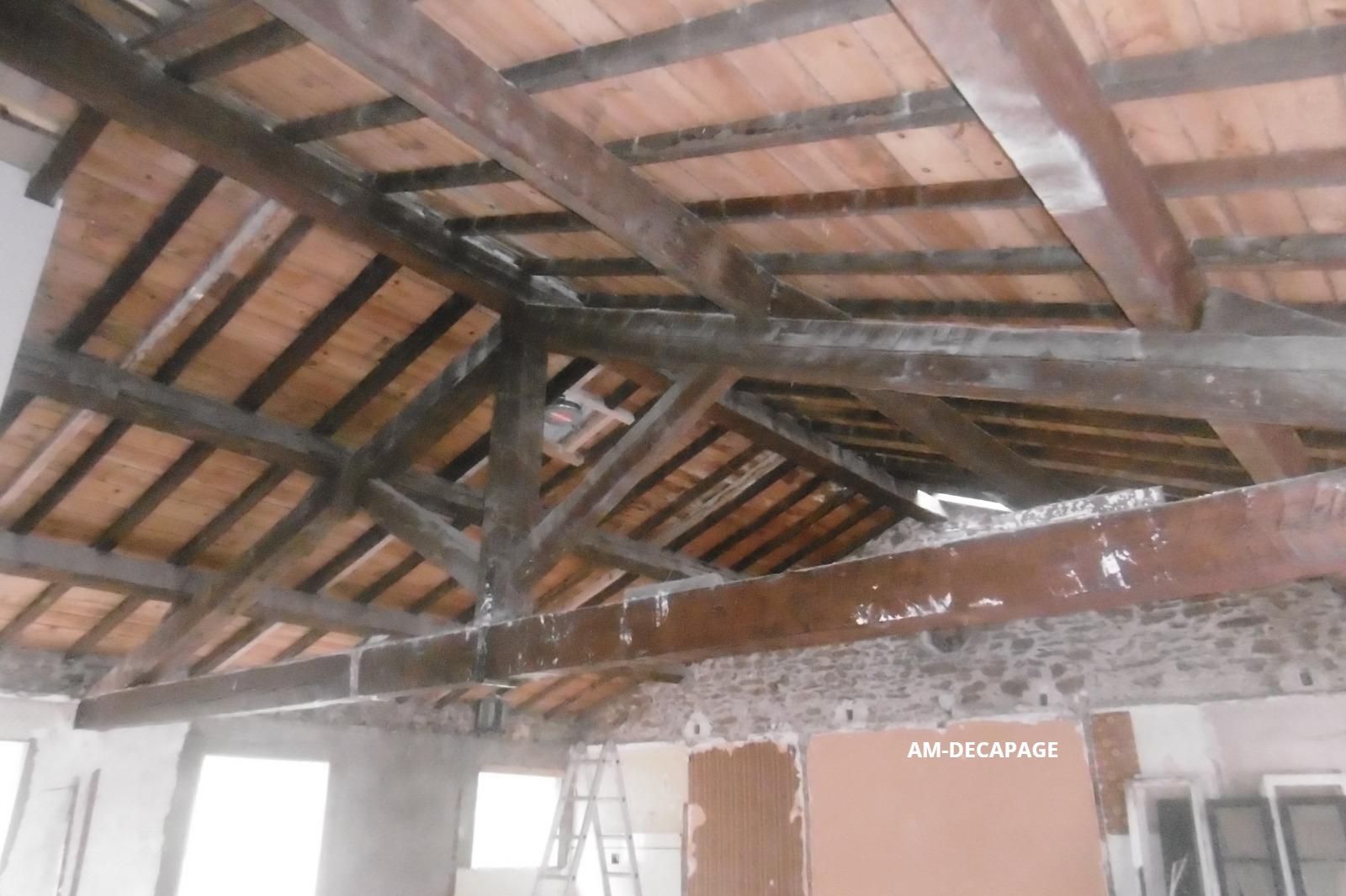 Charpente fermière avant