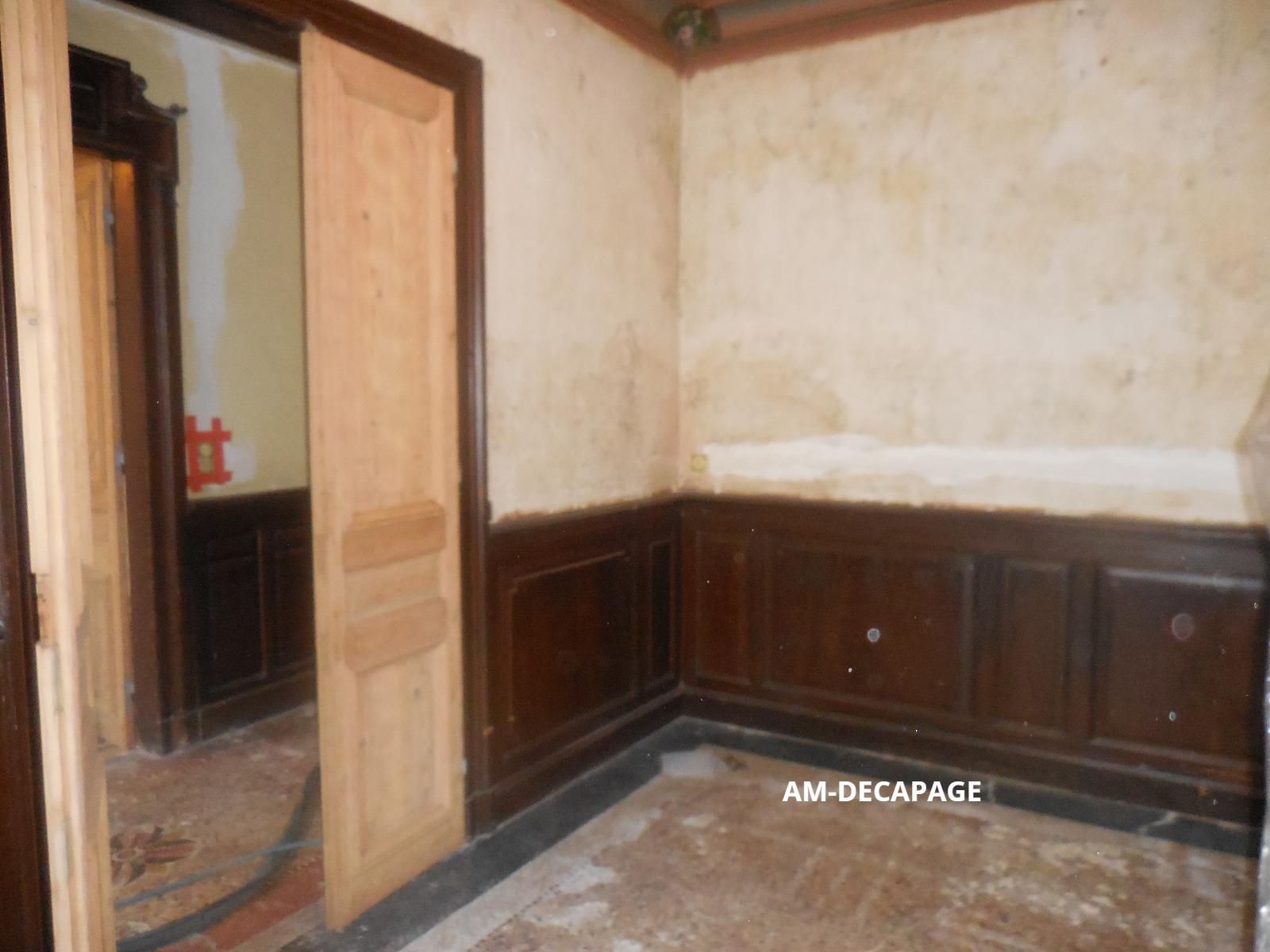 Pièces avec lambris avant