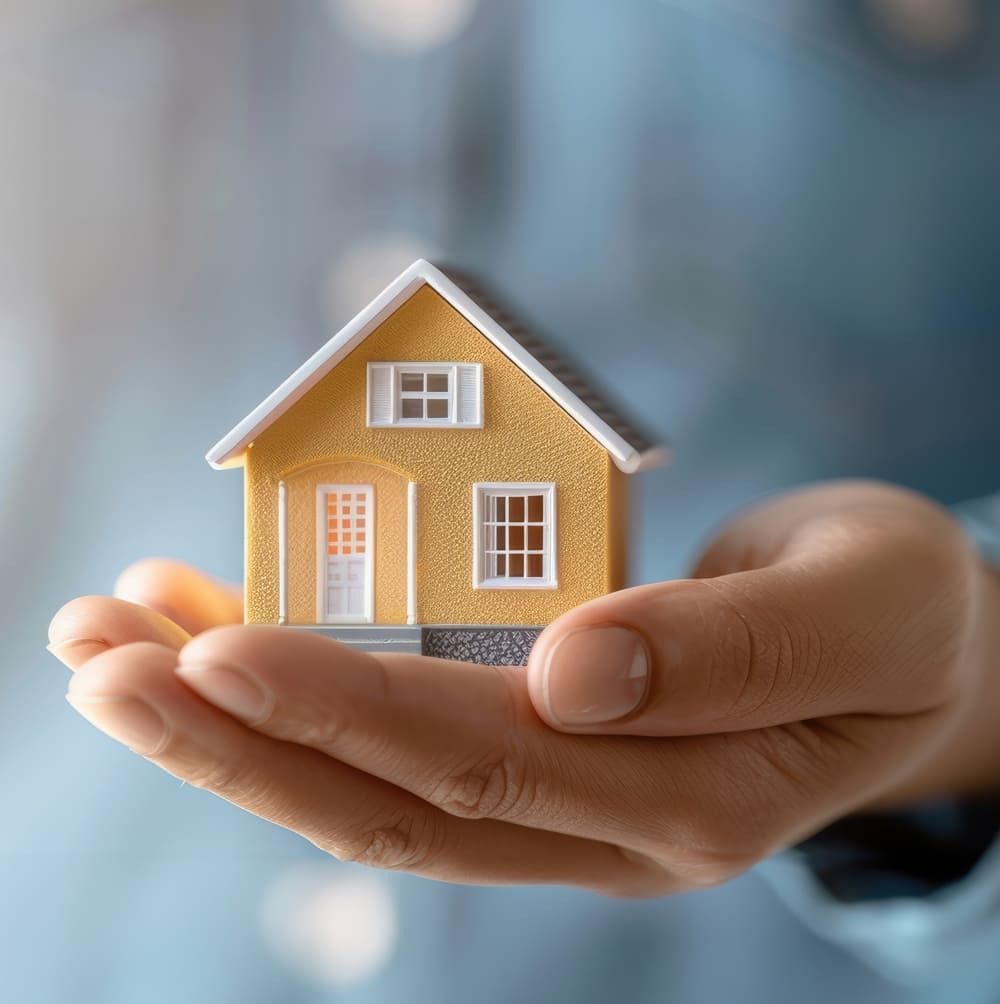 Zwei Männer laden Kisten in einen LKW.